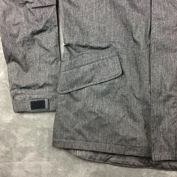 Chrome Industries Jacket Mens Large Utility Rain Stowaway Hood Grey Vents - Picture 6 of 16